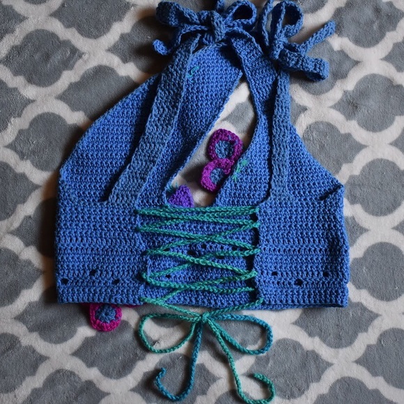 Handmade Ethereal Fairy Garden Asymmetrical Top - Picture 14 of 16